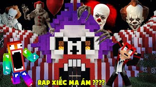 THỬ THÁCH NOOB TEAM THOÁT KHỎI RẠP XIẾC MA ÁM TRONG MINECRAFT ??