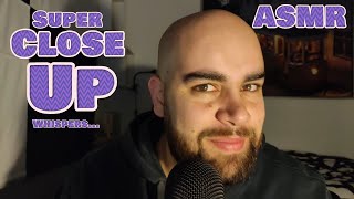 ASMR-  Super Close Up Whispers and Affirmations (Music)