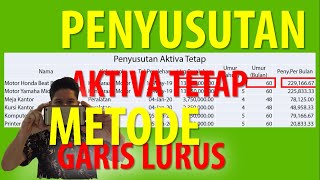 Belajar Dasar Akuntansi - Penyusutan Aktiva Metode Garis Lurus