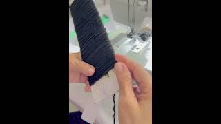 Te enseño cómo coser 🧵 este estilo de cabello para la muñeca artesanal ✨