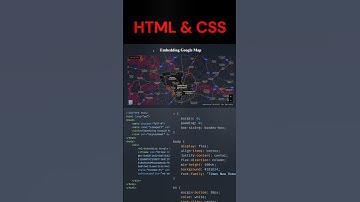 Embed Google Map Using HTML and CSS #webdevelopment#coding#css3#htmlcss#python#programming#csspower
