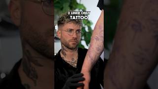 Watch me DESTROY this Headdress Tattoo with a 3 Round Liner ❤️‍🔥 #tattooartist #shorts