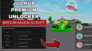 New Brookhaven Script JulHub V5 Get Premium Unlock All Gamepass |Hydrogen,fluxus,Arceus x Mobile
