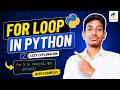 Python FOR LOOP Tutorial in Telugu | Easy Explanation for Beginners