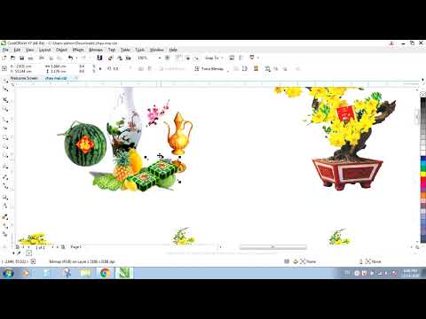 Tải FiLe VecTor Miễn Phí Các Chậu Mai , Đào - Mâm Ngủ Qủa (Dùng cho ace lắp ghép Sản Phẩm Thiết Kế