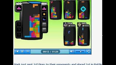 Tetris Battle 6p - 143 lines + 10ko