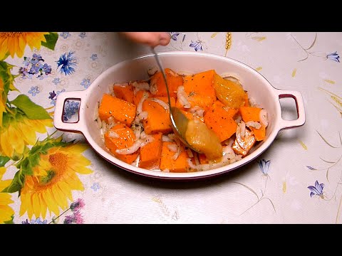 Вкуснота из тыквы! Тыква с курицей в духовке, тыква, из тыквы, с тыквой