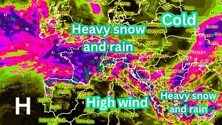 Pattern shift to bring major storms to Central & Eastern Europe until late February & cold.