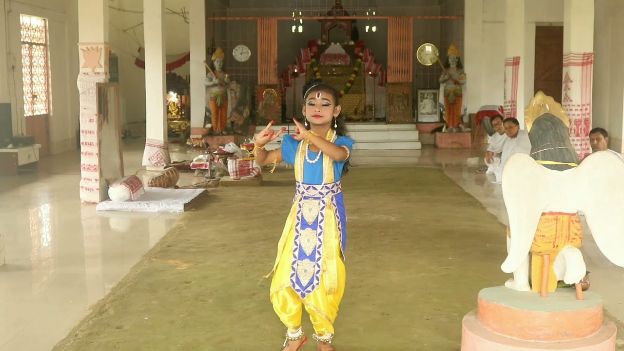 Krishna Nrittya  Satriya Dance by Namashya Gogoi
