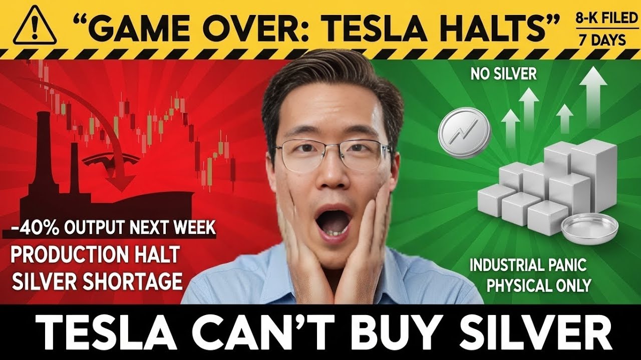 GAME OVER: Tesla Can't Get Silver (Production Halts Next Week, Industrial Shortage CONFIRMED)