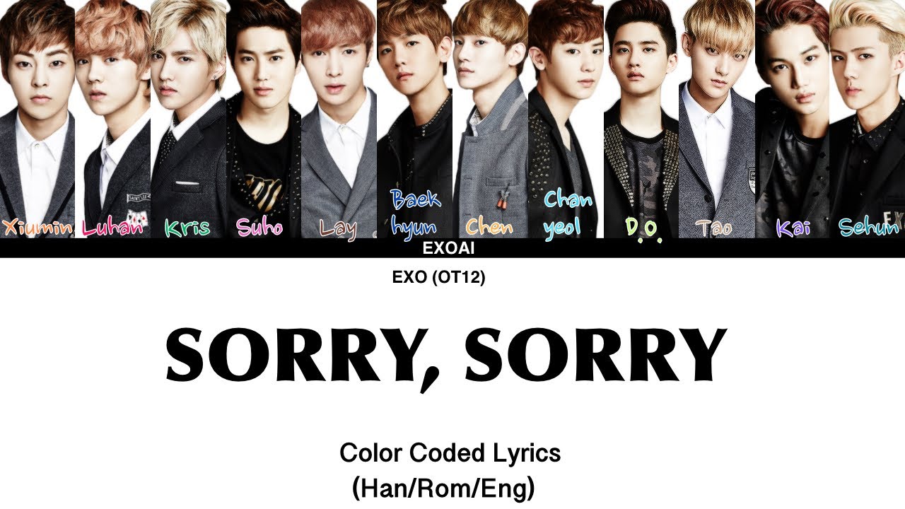 Sorry, Sorry (SUPER JUNIOR) - EXO AI Cover (OT12