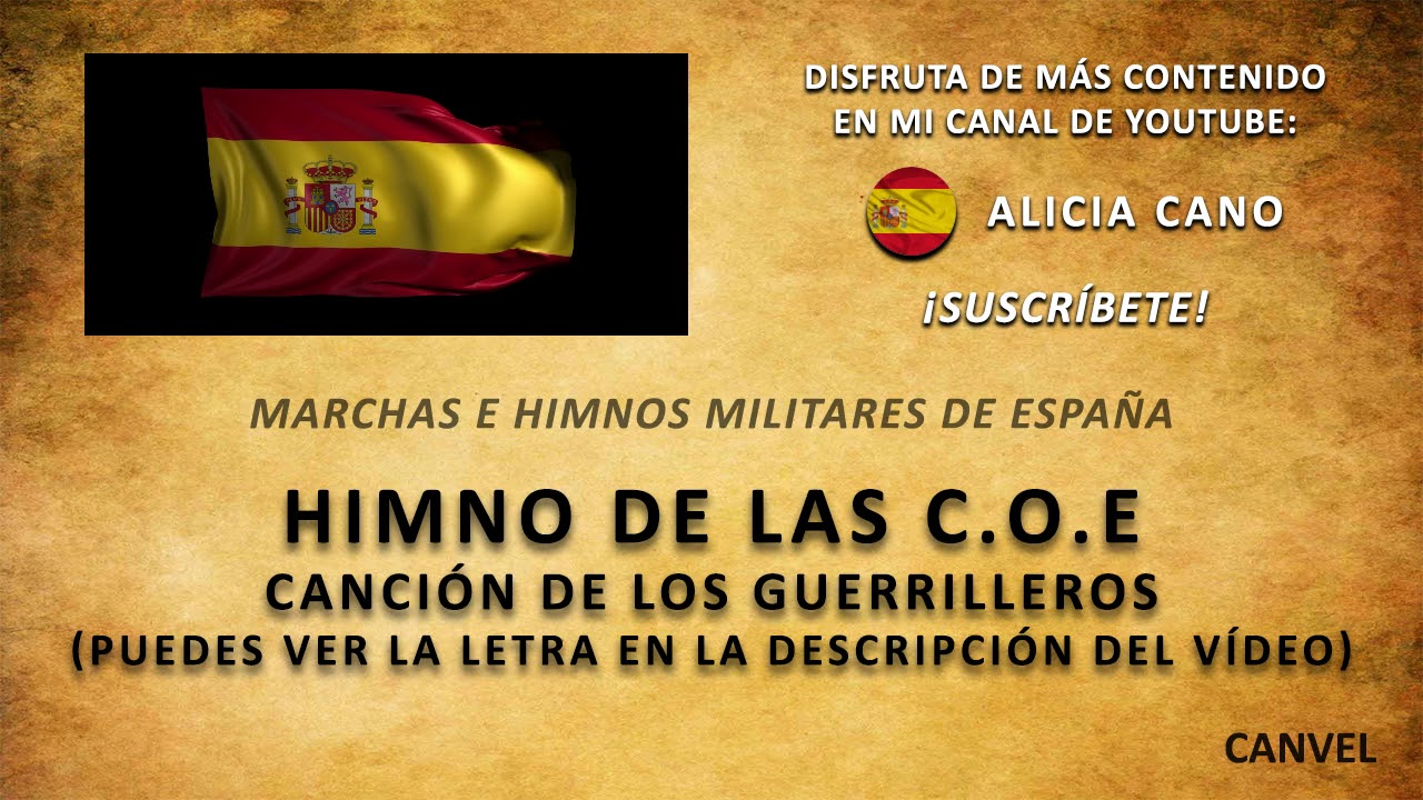 HIMNO DE LAS C.O.E - Canción de los Guerrilleros (HD) - YouTube
