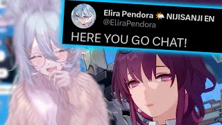 Elira's reaction to meeting kafka again & Chat is being stomped by Bronya | Honkai Star Rail