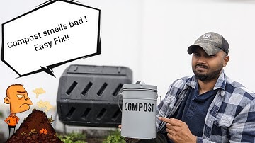 why compost smells bad !Fast & Easy fix this  | #compost #composting #garden