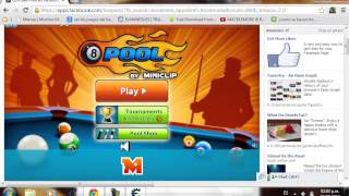 Como Hacer Trampa En 8 Ball Pool |FACEBOOK|2013