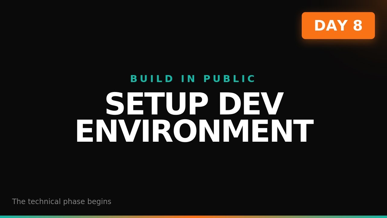 Setting Up My Dev Environment for SaaS Build (Build in Public #8) - YouTube