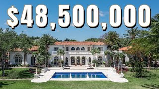 Inside This Massive Miami Florida MEGA Mansion | $48,500,000!!