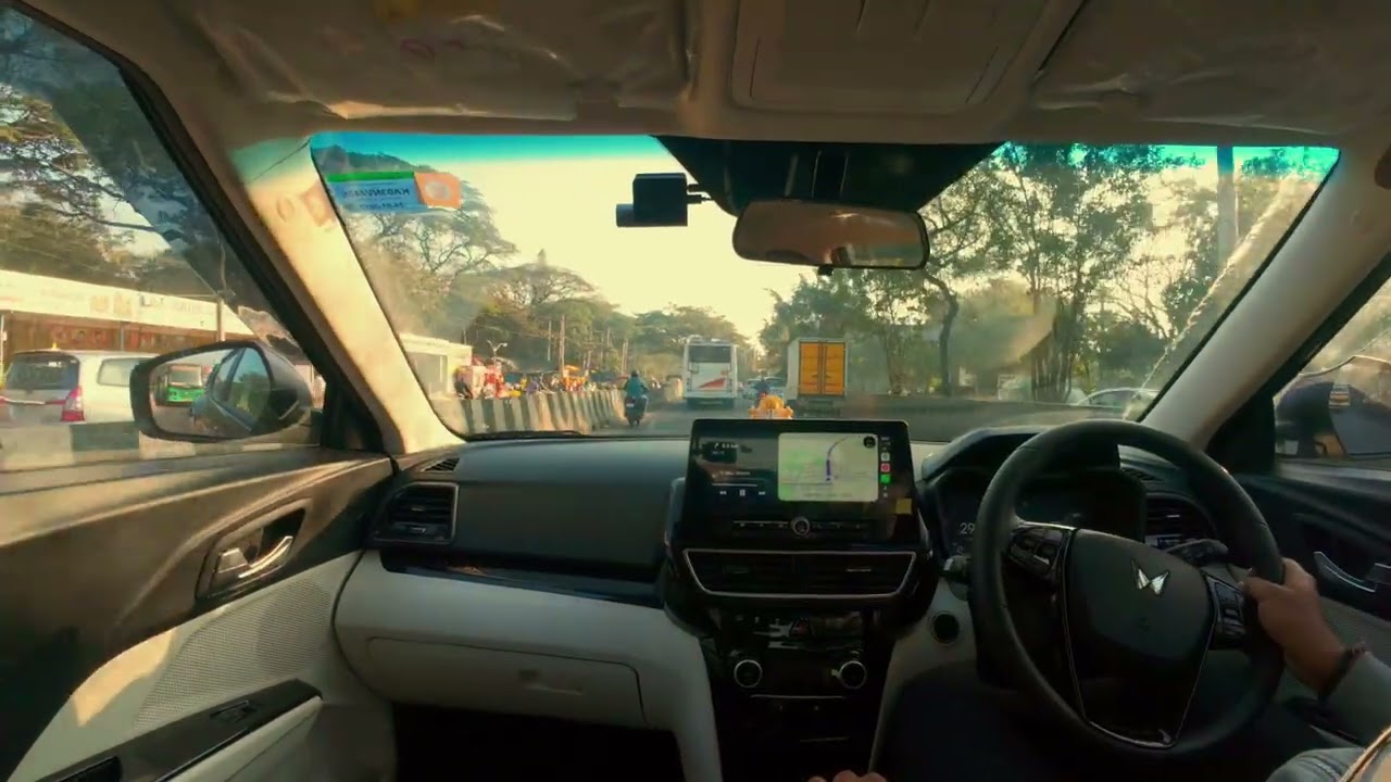 #6 Serene Bangalore Morning 🌤️ | City drive | POV ASMR | maihindra 3XO