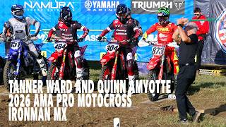 Quinn Amyotte and Tanner Ward at 2026 AMA Pro Motocross at Ironman MX