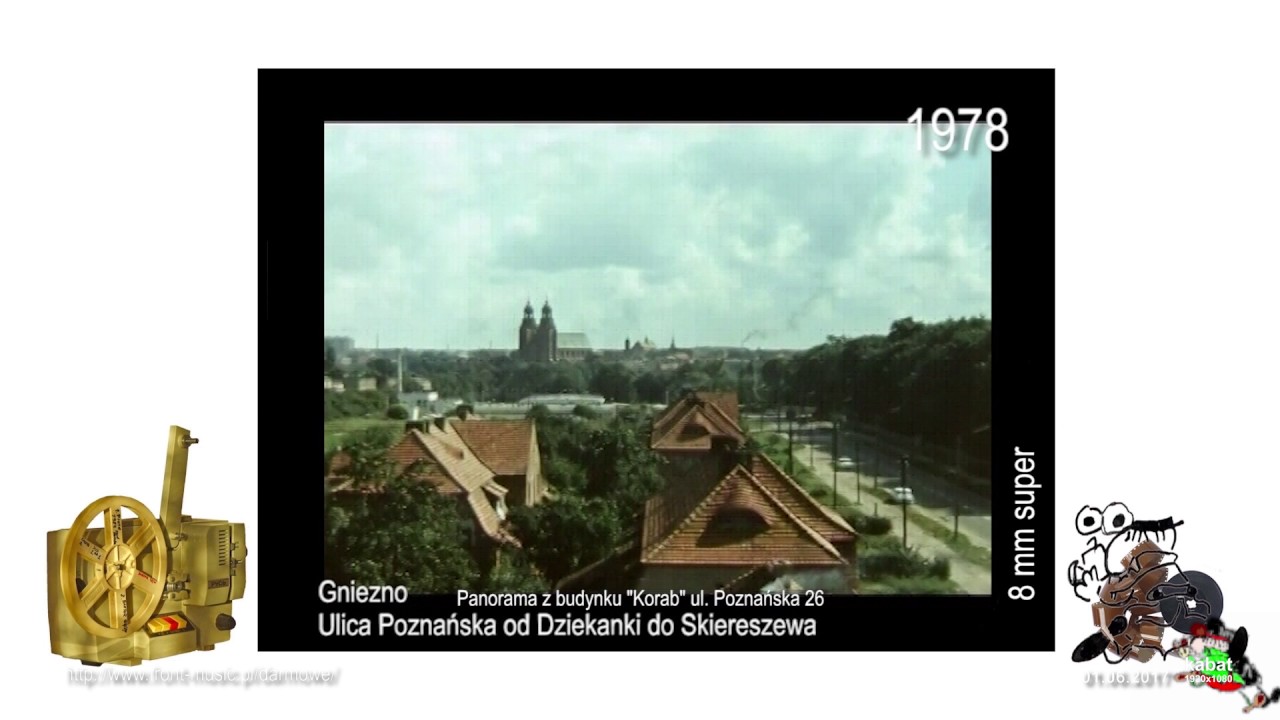 Gniezno 1968 1979 Budowa drogi E 83 oraz Muzeum i Szkoły Pomnik