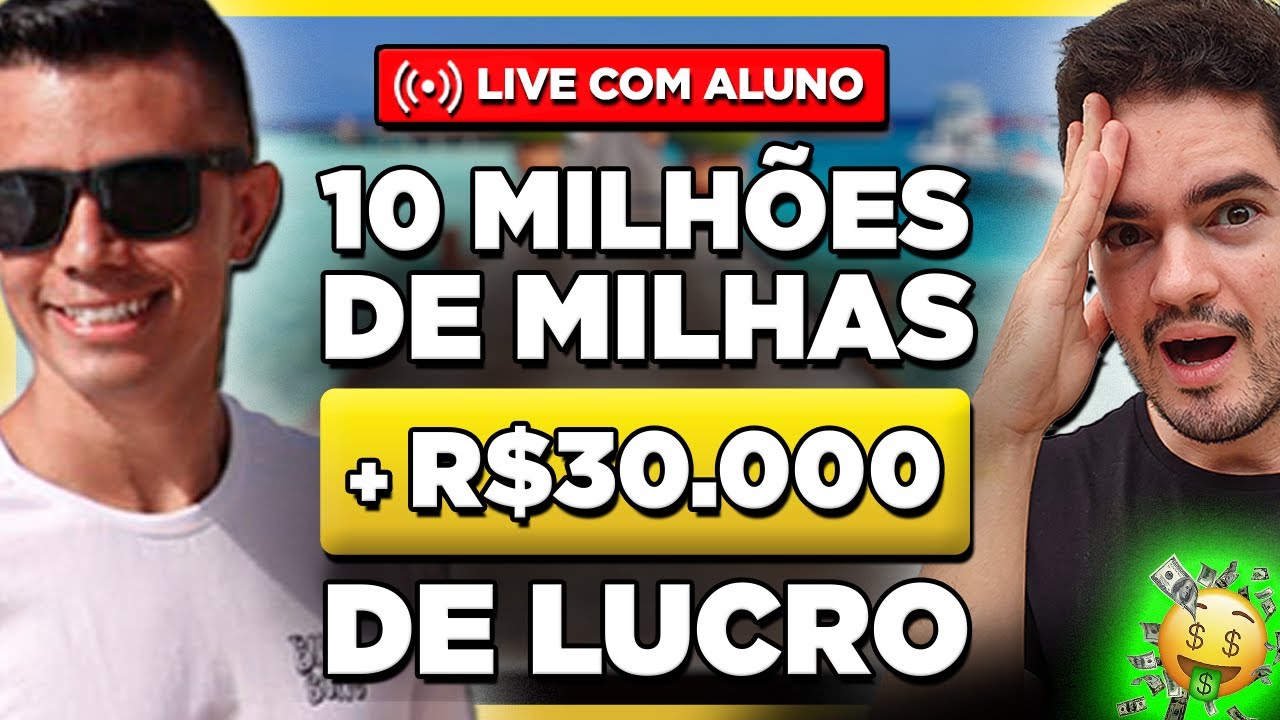 Mais de 10 MILHÕES DE MILHAS e + De R$30.0000 de LUCRO – Máquina de Milhas