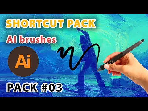 Shortcut03: Brush trong AI và cách save brush/ #illustrationbrush | Limzim Art