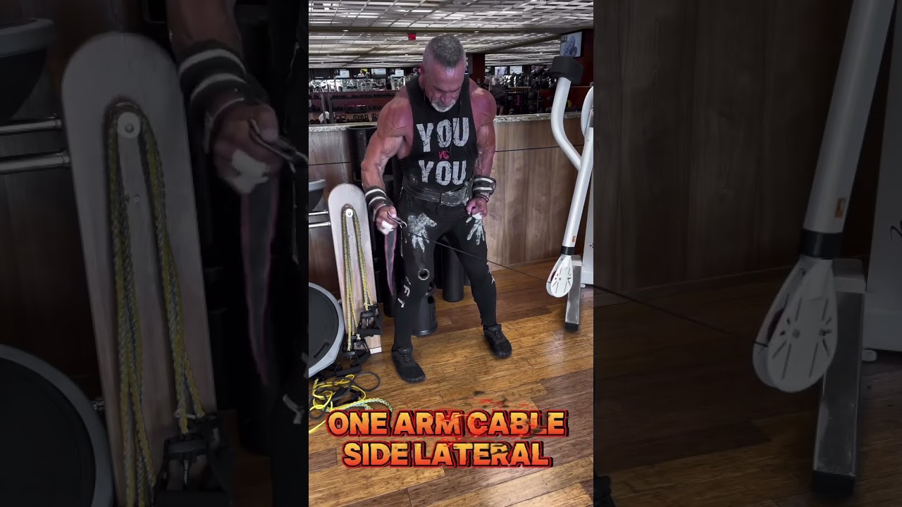 SIDE DELTS CABLE SIDES LATERALS #exercise #motivation #muscle #workout #sidedelts