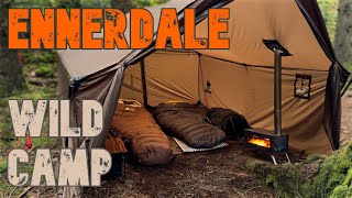 Ennerdale Woodland, Wild Camping in ZERO DEGREES next to a River