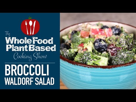 Vegan Broccoli Waldorf Salad Recipe