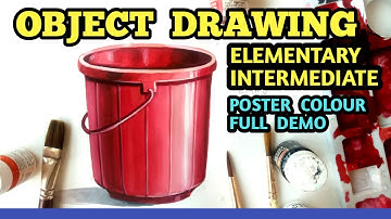 Object drawing - Bucket for Elementary and Intermediate exam.