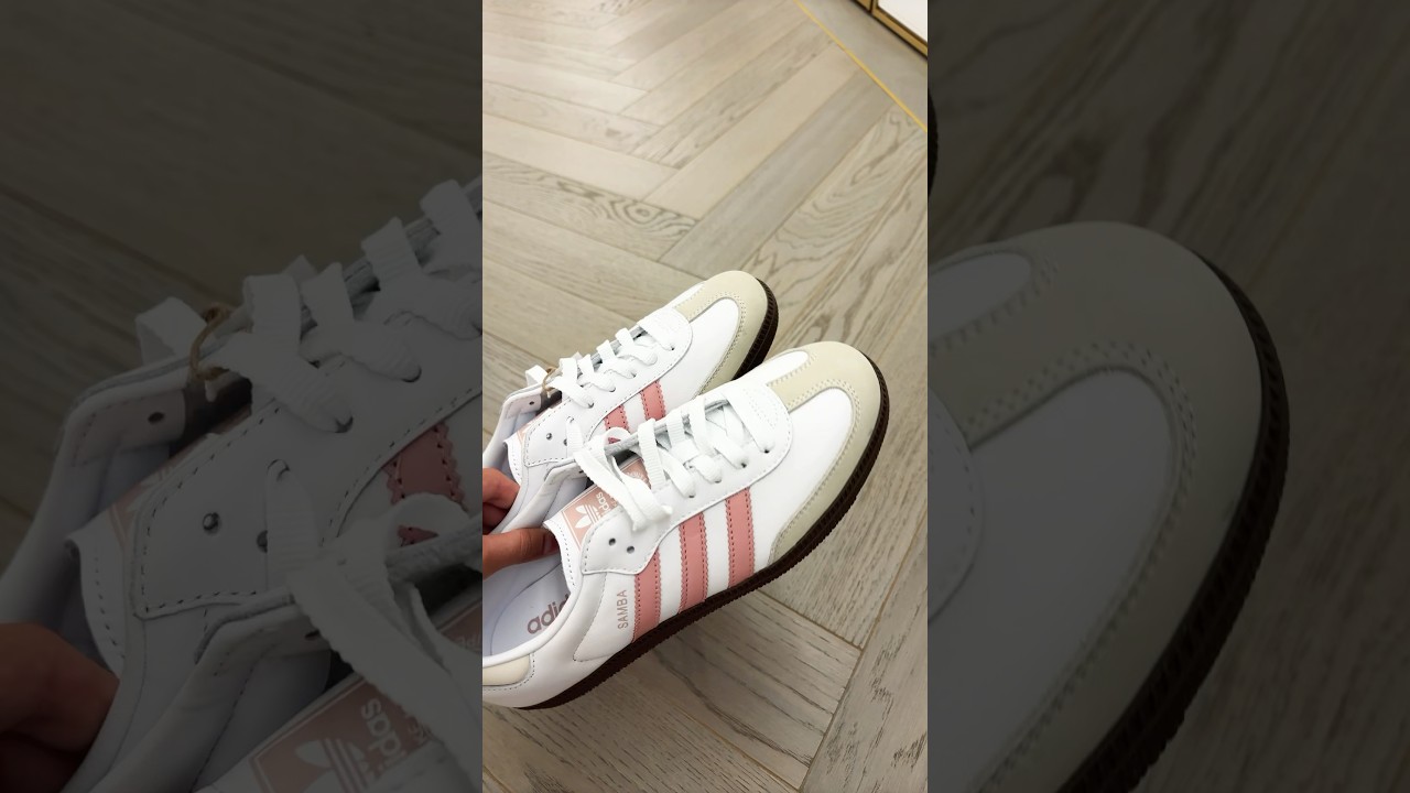 Unbox new pink sambas!! 🌸💕💗🌷 