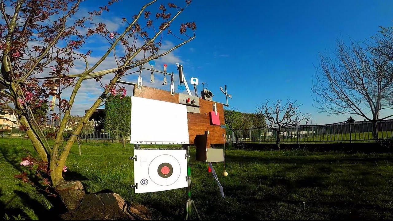 Costruzione bersaglio dinamico per Carabina aria compressa e Pistola co2