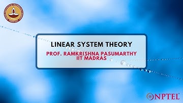 Course Introduction - Linear System Theory