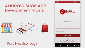 Android Shop eCommerce  App Development Tutorial Part2 User Login