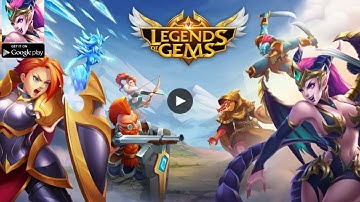 Legends of Gems: Epic Match 3 Puzzle RPG Gameplay - Android