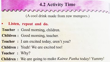 English Balbharati | STD 2 | 4.2 Activity Time | Kairee Panha | Maharashtra Board