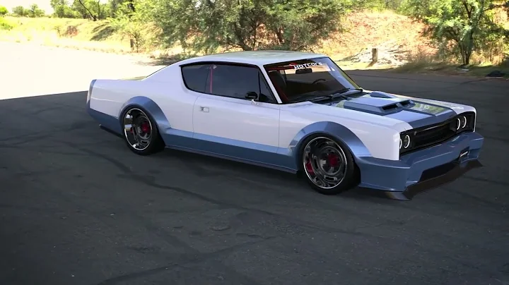 AMC Rebel Machine Digital Restomod Render