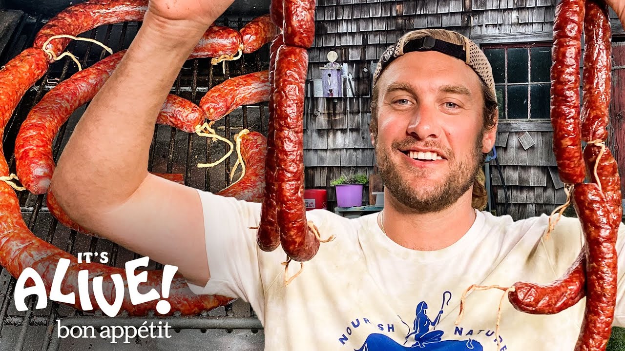 Brad & His Dad Make Venison Andouille Sausage   It