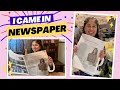 I came in newspaper in ireland  ankinish creationss full page feature in newspaper i candid vlog