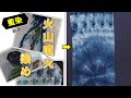 【藍染】筆を使わずに絵画を描く。/【Indigo dyeing】 Painting without using a brush.