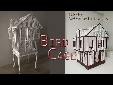 Turkish Authentic House Bird Cage (SAFRANBOLU House)
