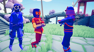 SAMURAI & NINJA VS EVERY UNIT | TABS - Totally Accurate Battle Simulator