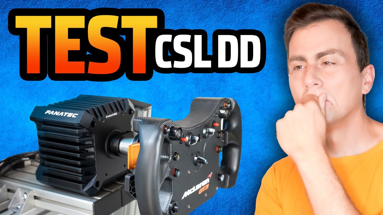 Fanatec CSL DD - Is the cheap DIRECT DRIVE steering wheel worth it? [engl  subs] 