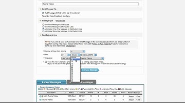 Tutorial Video   How to Setup Automated & Recurring Messages for Mobile and E mail Marketing Campaigns