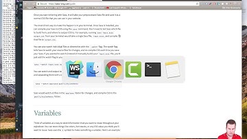 SASS intro | S01E05 | SASS --watch startup
