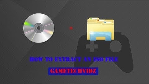 How to extract ISO files (Using WinRar) // GameTech vidZ