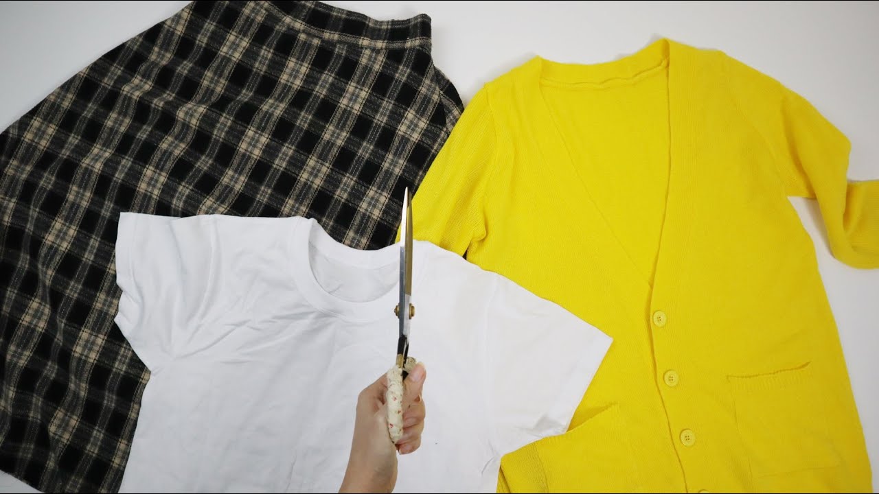 구제옷으로 차이킴 철릭 한복 따라 만들어볼게요/Making Hanbok with Vintage Clothes/가디건리폼/RefashionDIY/ThriftFlip