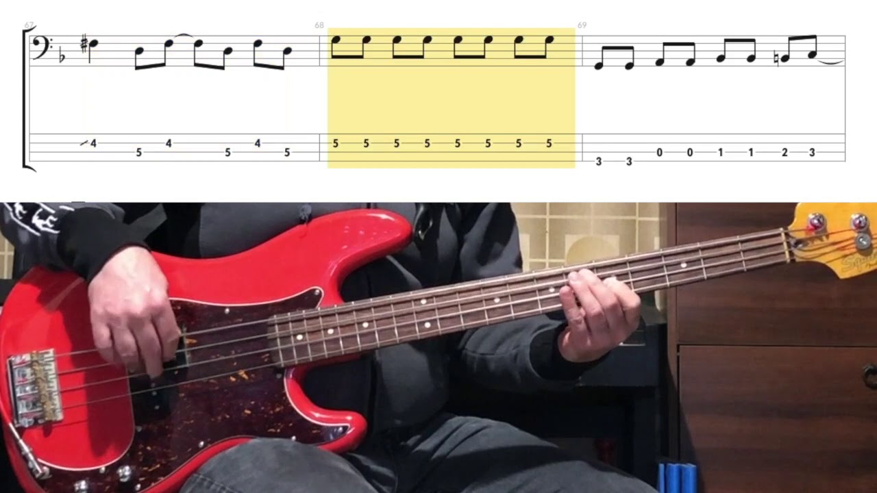 Queen - Don't Stop Me Now ( Bass Cover Tabs in Video ) - YouTube