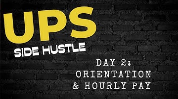 UPS Package Handler: Orientation and Hourly Pay
