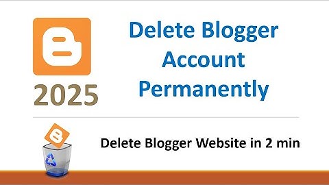 How to delete a Blogger account in 2025 | Blogger Website delete Permanently 2025  #tech #trending